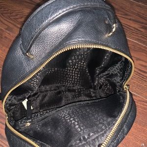 Authentic Kate Spade Black Leather Backpack Purse